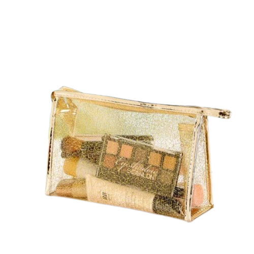 Trousse de toilette dorée